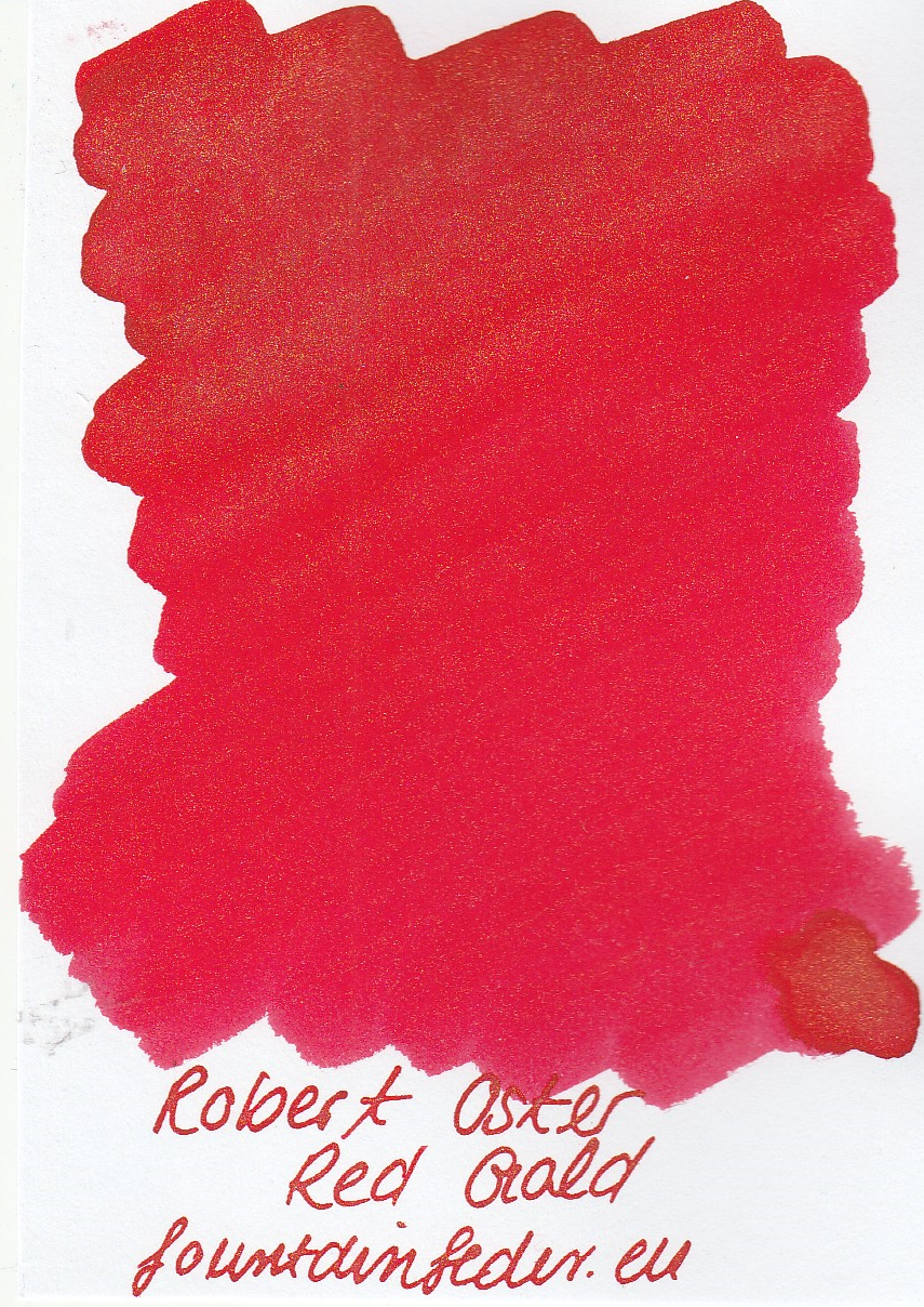 Robert Oster Shake`n`Shimmy - Red Gold Ink Sample 2ml  Robert Oster Shake`n`Shimmy - Red Gold Ink Sample 2ml