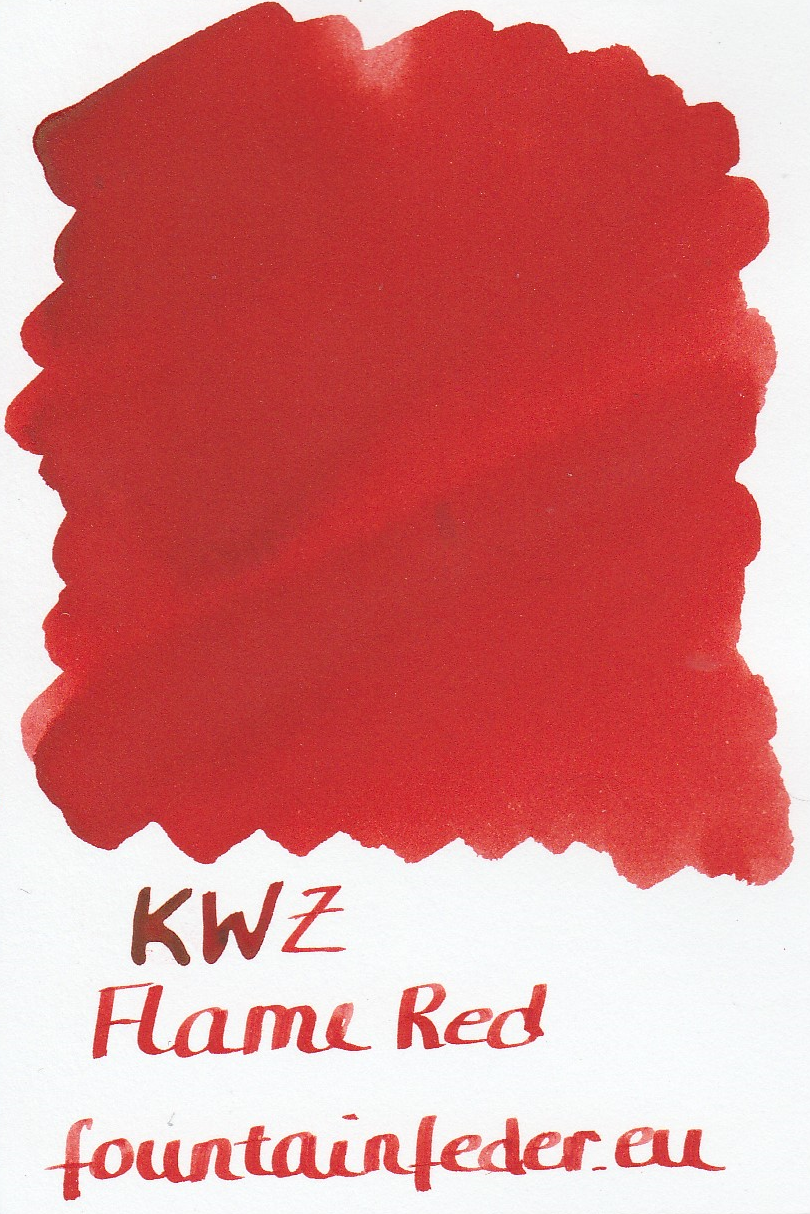KWZ Flame Red Ink Sample 2ml     KWZ Flame Red Ink Sample 2ml