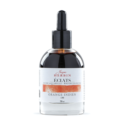 Jacques Herbin Aquarelltine Éclats - Orange Indien 50ml   Jacques Herbin Aquarelltine Éclats - Orange Indien 50ml