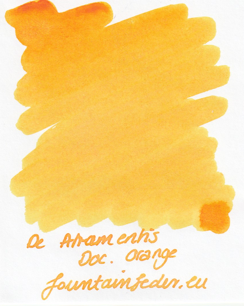 DeAtramentis Document Orange- Ink Sample 2ml  DeAtramentis Document Orange- Ink Sample 2ml