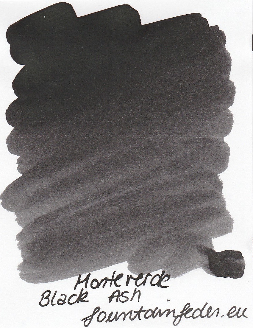 Monteverde  Black Ash Ink Sample 2ml   Monteverde  Black Ash Ink Sample 2ml