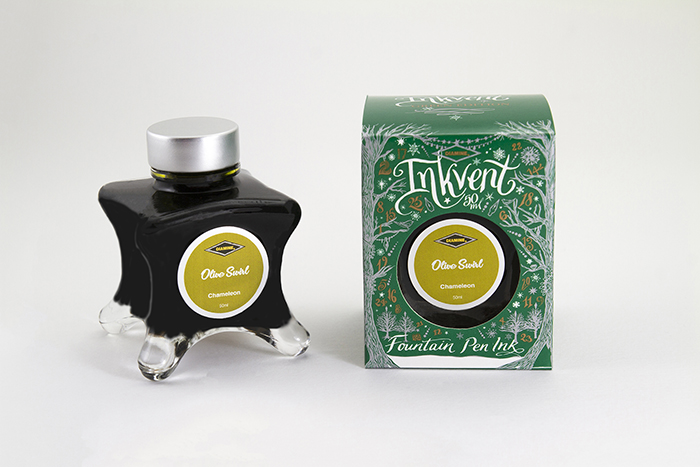 Diamine Inkvent Green Edition - Olive Swirl 50ml Diamine Inkvent Green Edition - Olive Swirl 50ml