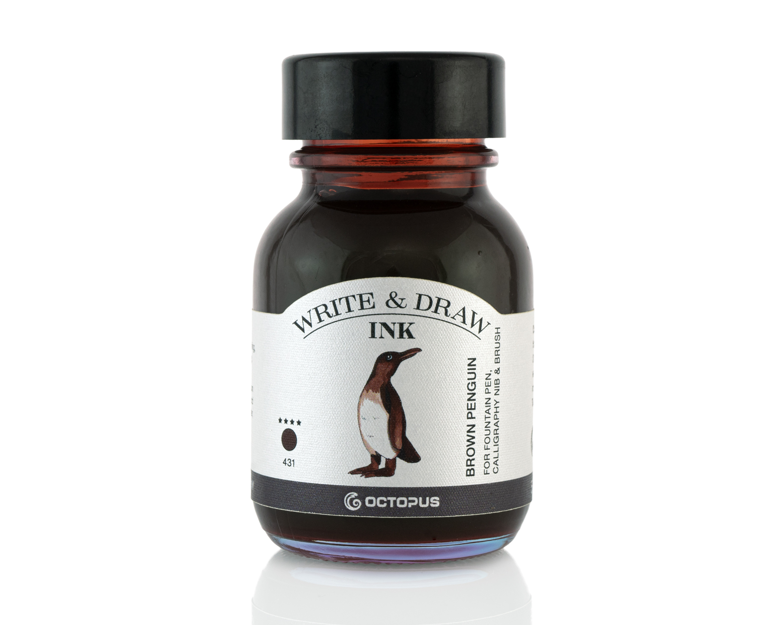 Octopus Write & Draw -  Penguin Brown 50ml  Octopus Write & Draw -  Penguin Brown 50ml