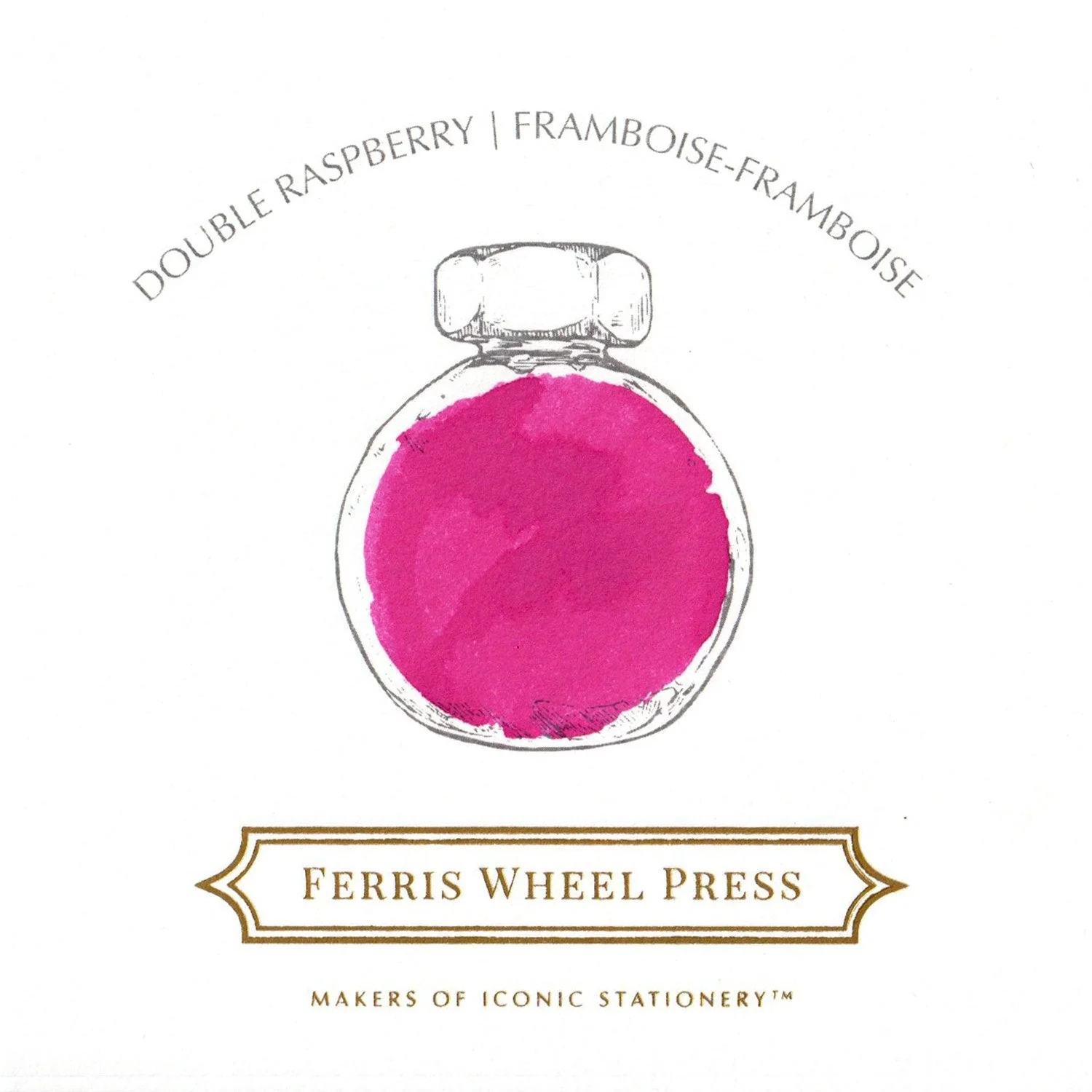 Ferris Wheel Press - Double Raspberry Ink Sample 2ml  Ferris Wheel Press - Double Raspberry Ink Sample 2ml