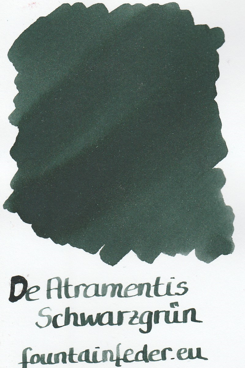 DeAtramentis Deepwater Obsession Schwarzgrün Ink Sample 2ml
