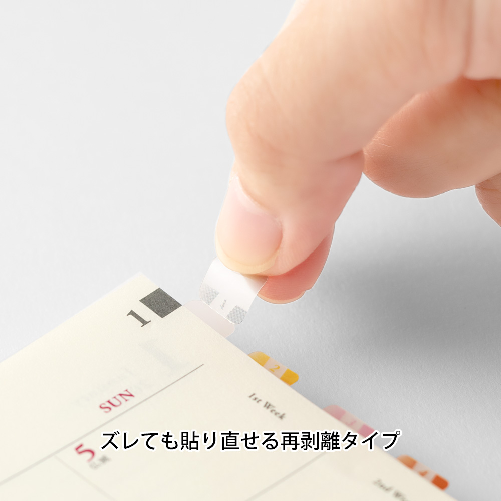 Midori Index Label S Chiratto Numbers