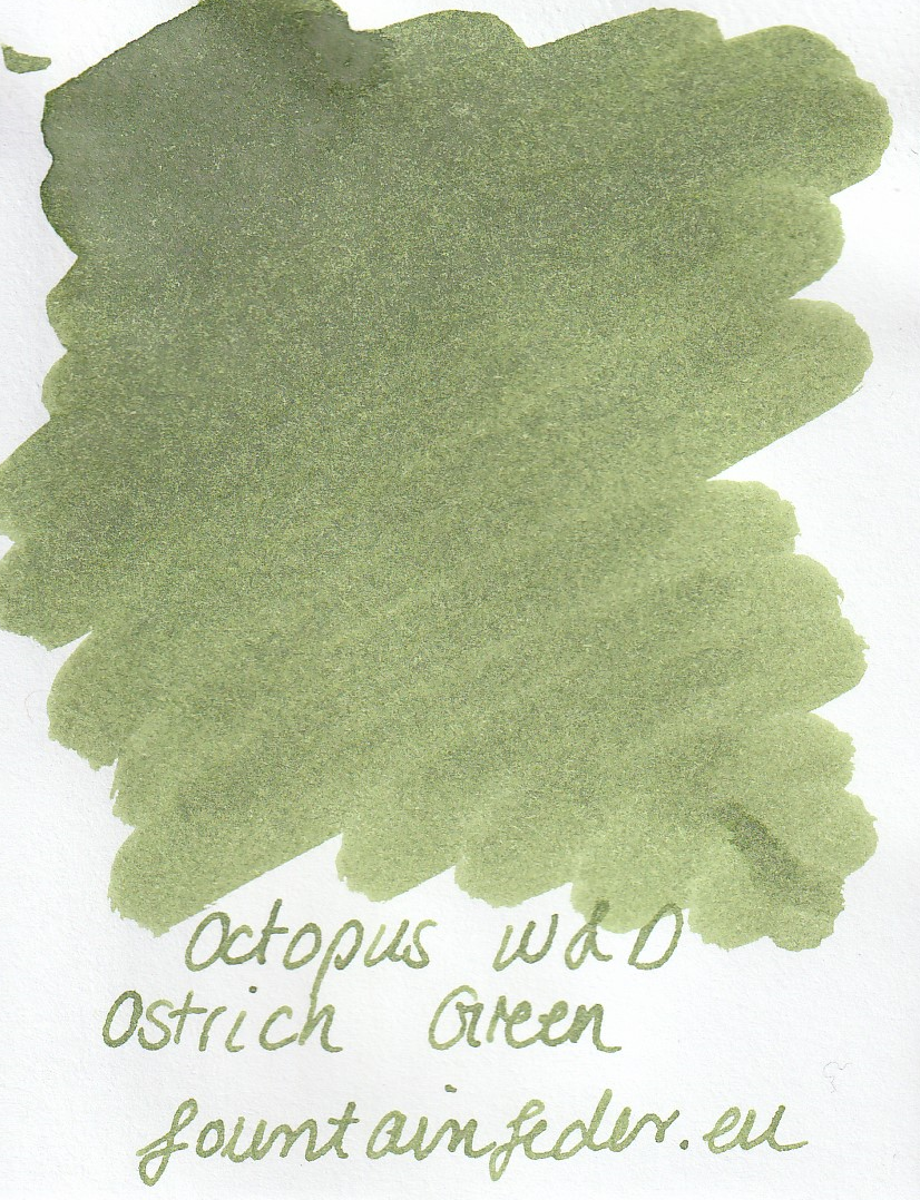 Octopus Fluids Write & Draw - Ostrich Green Ink Sample 2ml