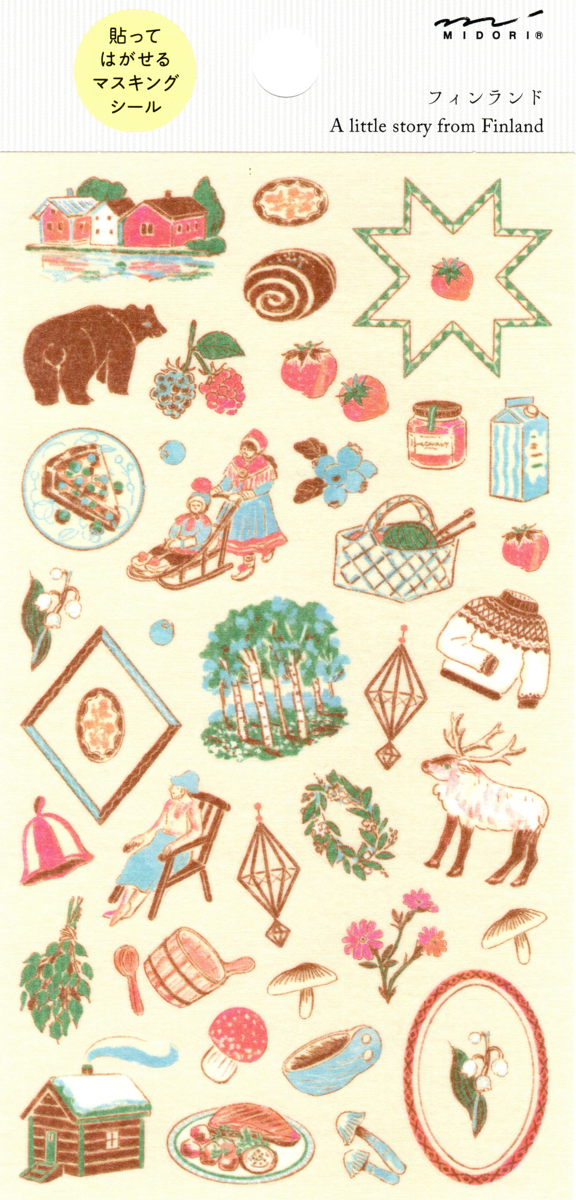 Midori Sticker Finland Midori Sticker Finland