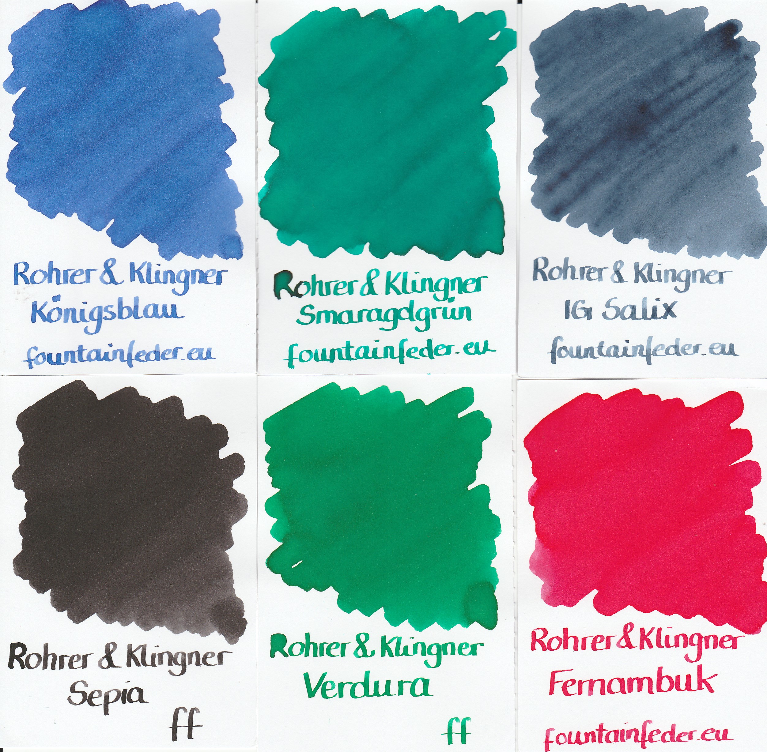 Rohrer & Klingner Alt Bordeaux Ink Sample 2ml  