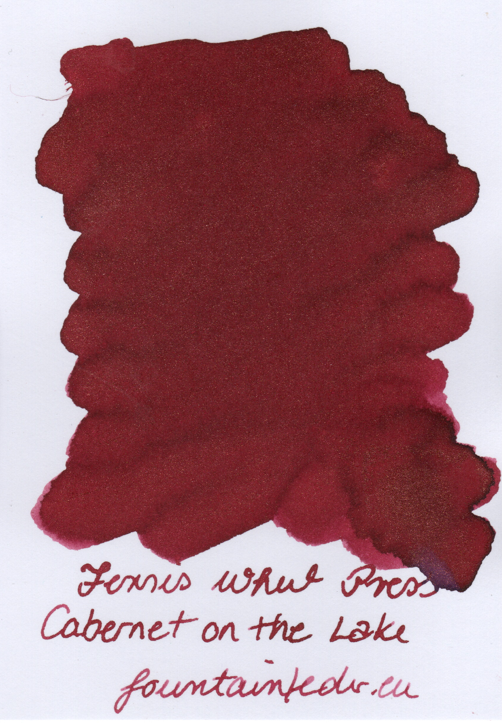 Ferris Wheel Press - Cabernet on the Lake Ink Sample 2ml  Ferris Wheel Press - Cabernet on the Lake Ink Sample 2ml