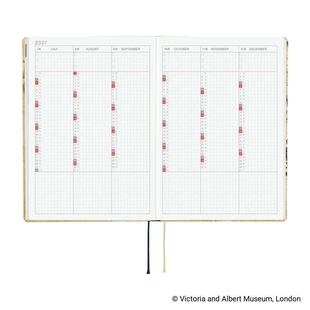 Hobonichi The V&A Series: Vine - 2027