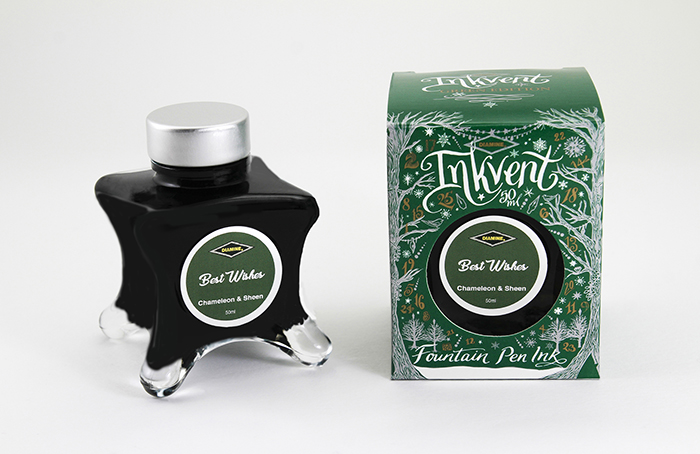 Diamine Inkvent Green Edition - Best Wishes 50ml  Diamine Inkvent Green Edition - Best Wishes 50ml
