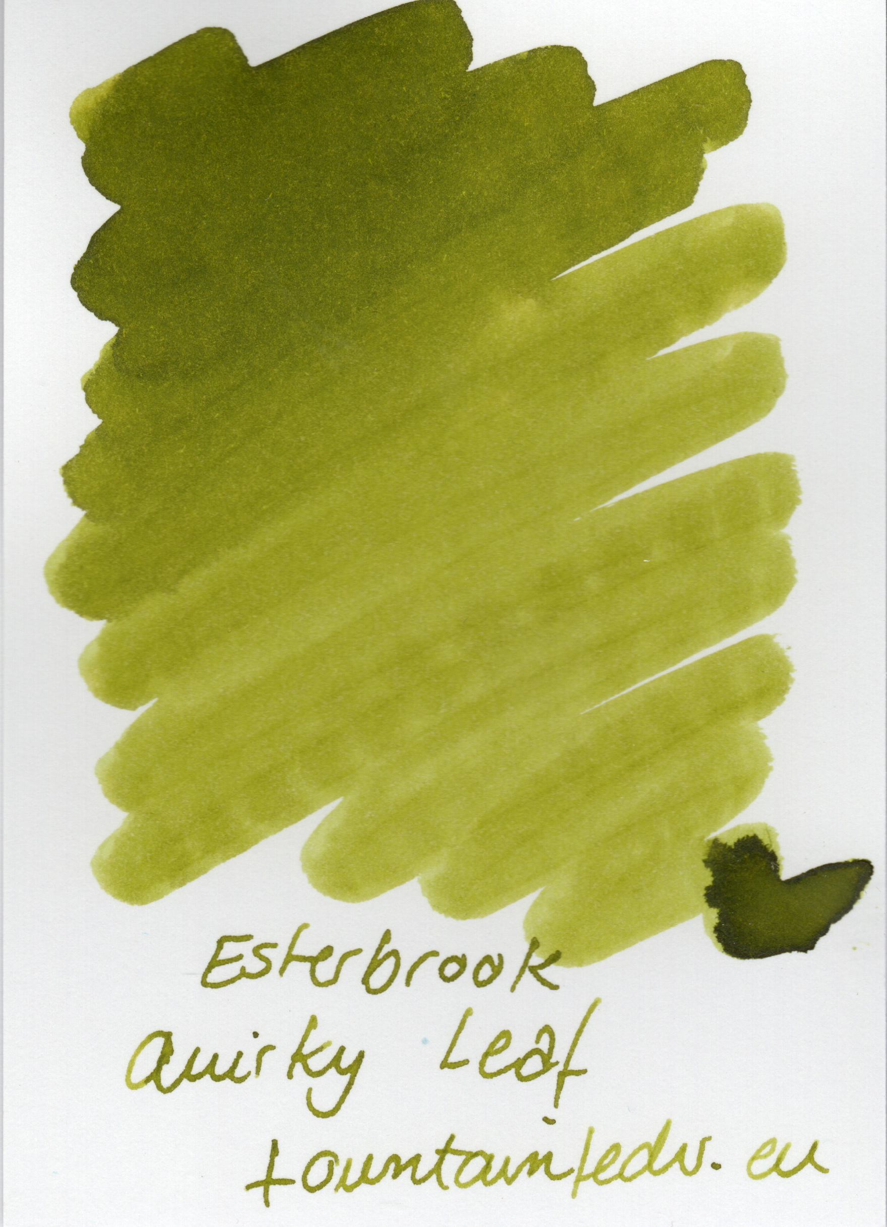 Esterbrook - Quirky Leaf  Ink Sample 2ml Esterbrook - Quirky Leaf  Ink Sample 2ml