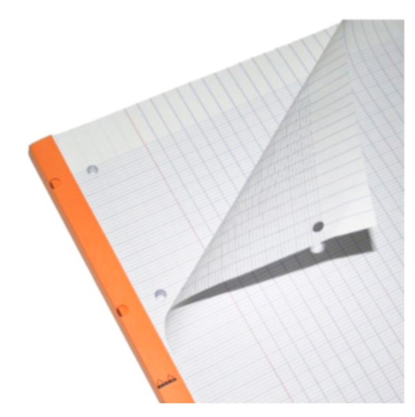 Rhodia A4 Side Pad stapled, Seyes