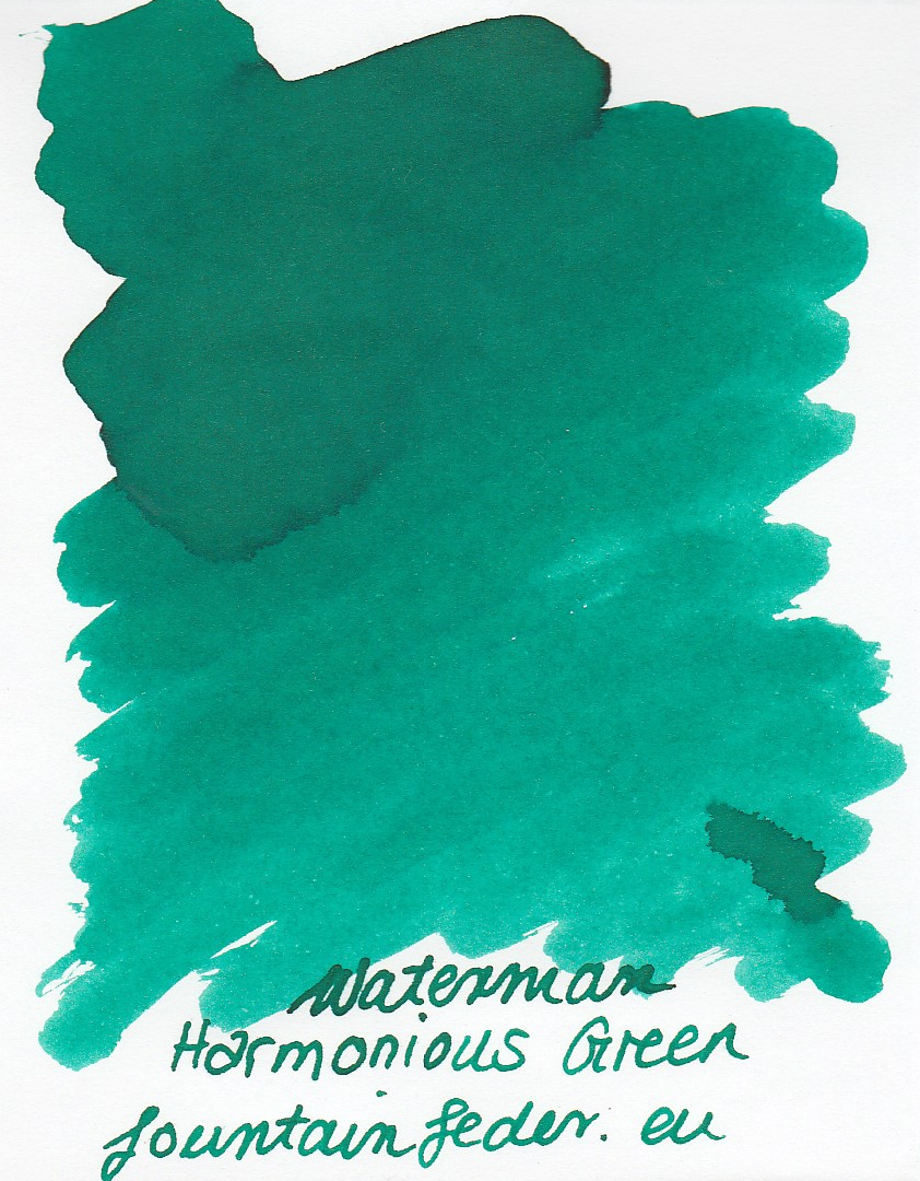 Waterman Harmonious Green Ink Sample 2ml   Waterman Harmonious Green Ink Sample 2ml