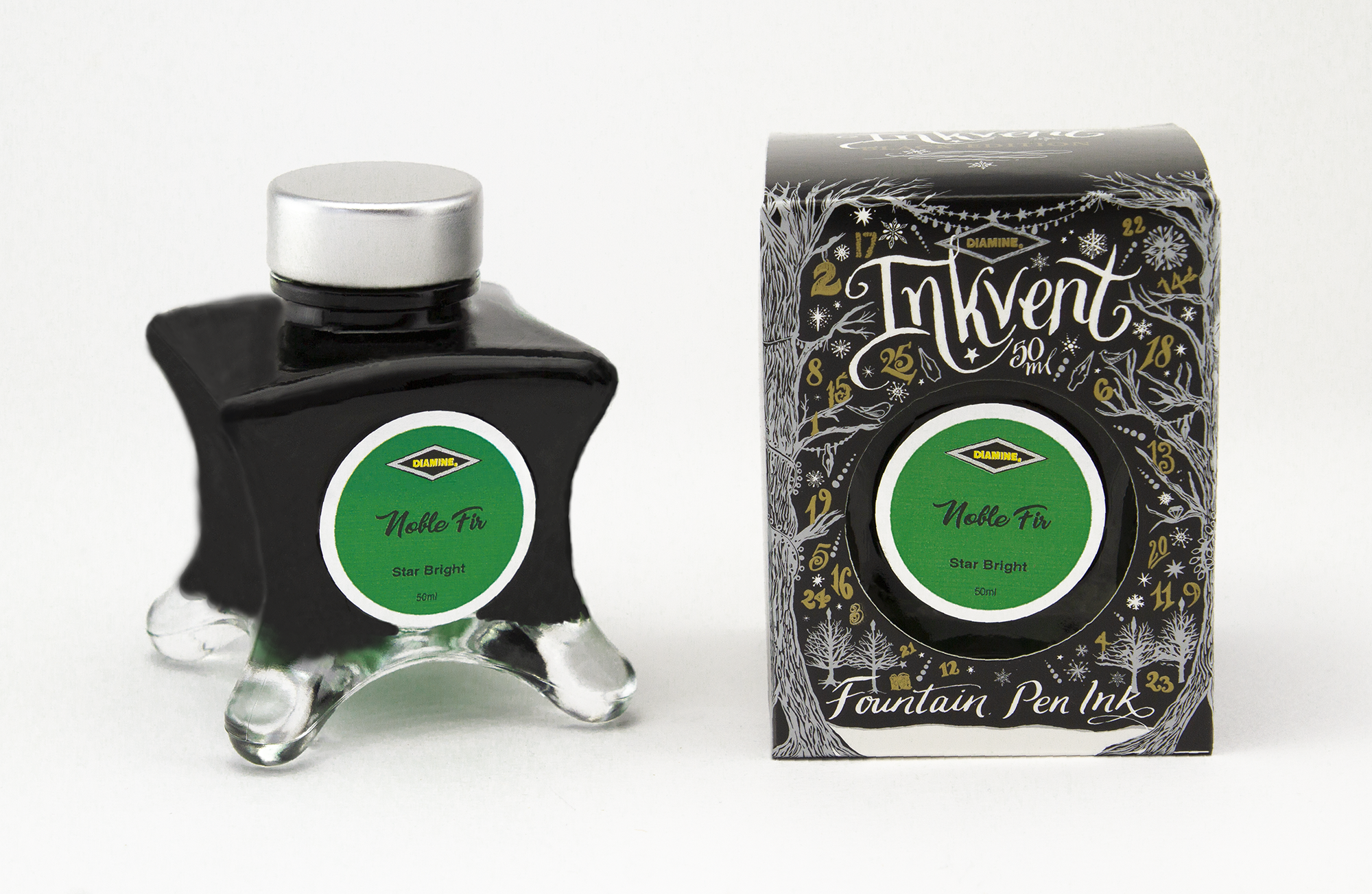 Diamine Inkvent Black Edition - Noble Fire 50ml   Diamine Inkvent Black Edition - Noble Fire 50ml