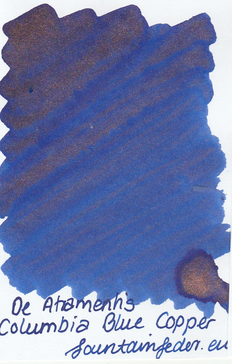 DeAtramentis Columbia Blue - Copper Sample 2ml