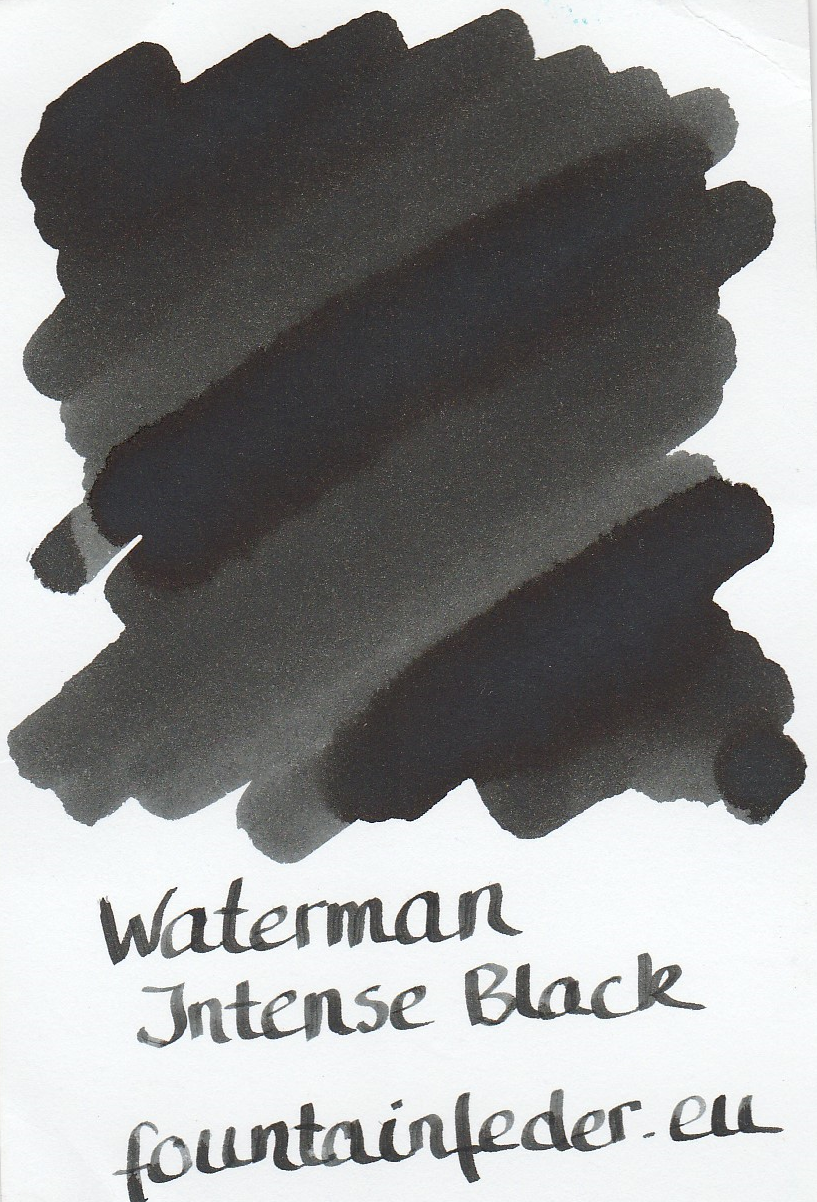 Waterman Intense Black Ink Sample 2ml     Waterman Intense Black Ink Sample 2ml