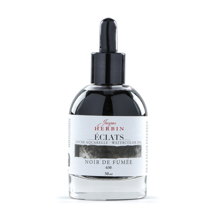 Jacques Herbin Aquarelltine Éclats - Lampenschwarz 50ml  Jacques Herbin Aquarelltine Éclats - Lampenschwarz 50ml