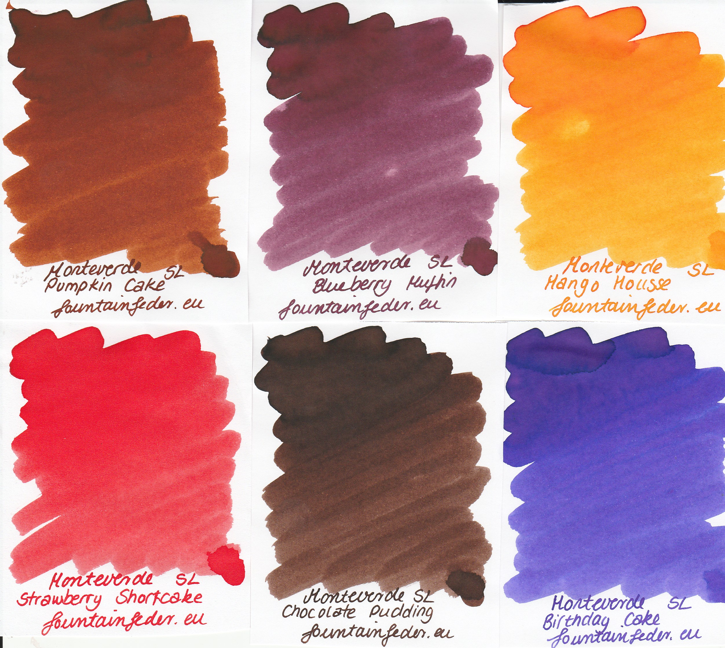 Monteverde Sweet LIfe - Chocolate Pudding Ink Sample 2ml   