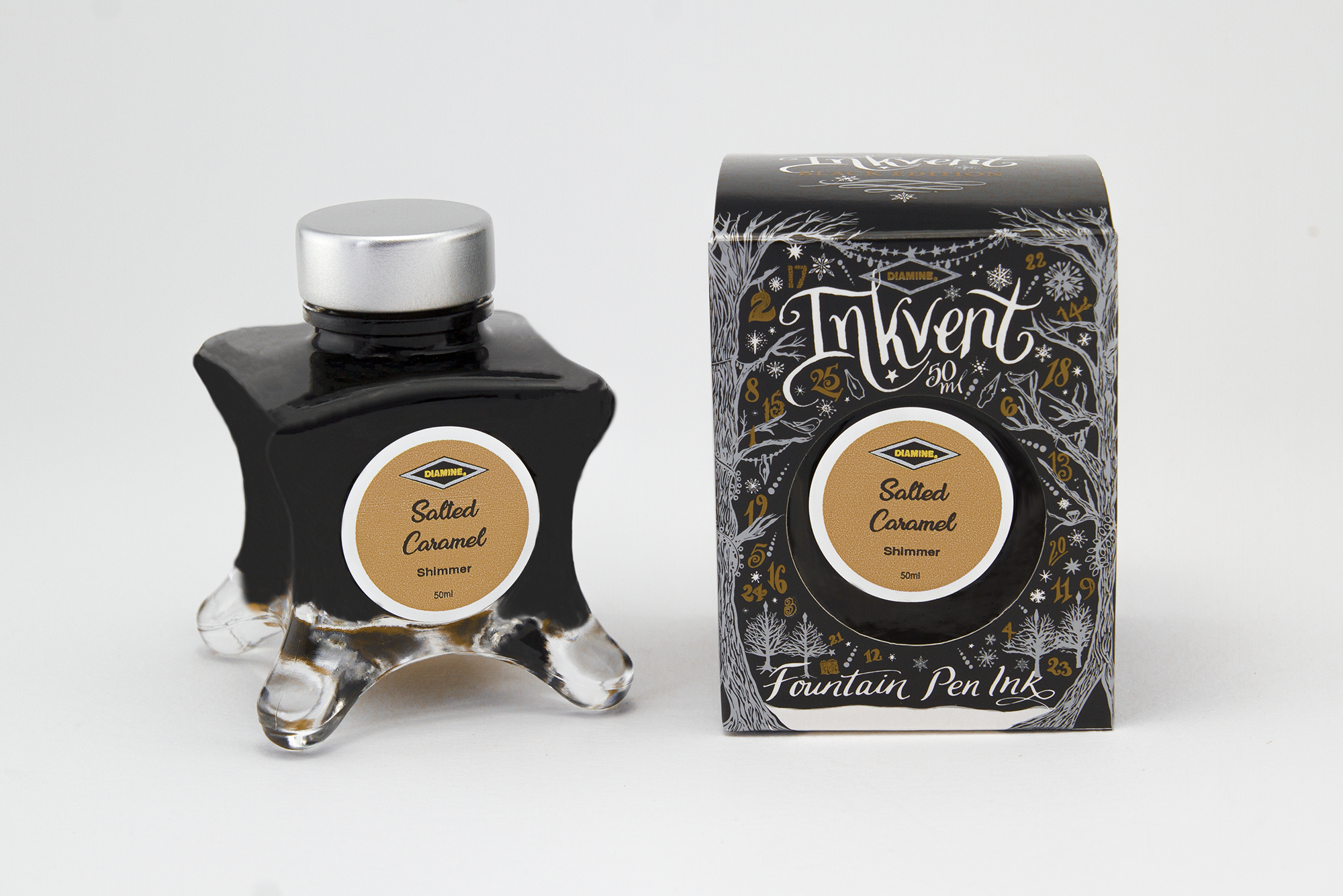 Diamine Inkvent Black Edition - Salted Caramel 50ml Diamine Inkvent Black Edition - Salted Caramel 50ml