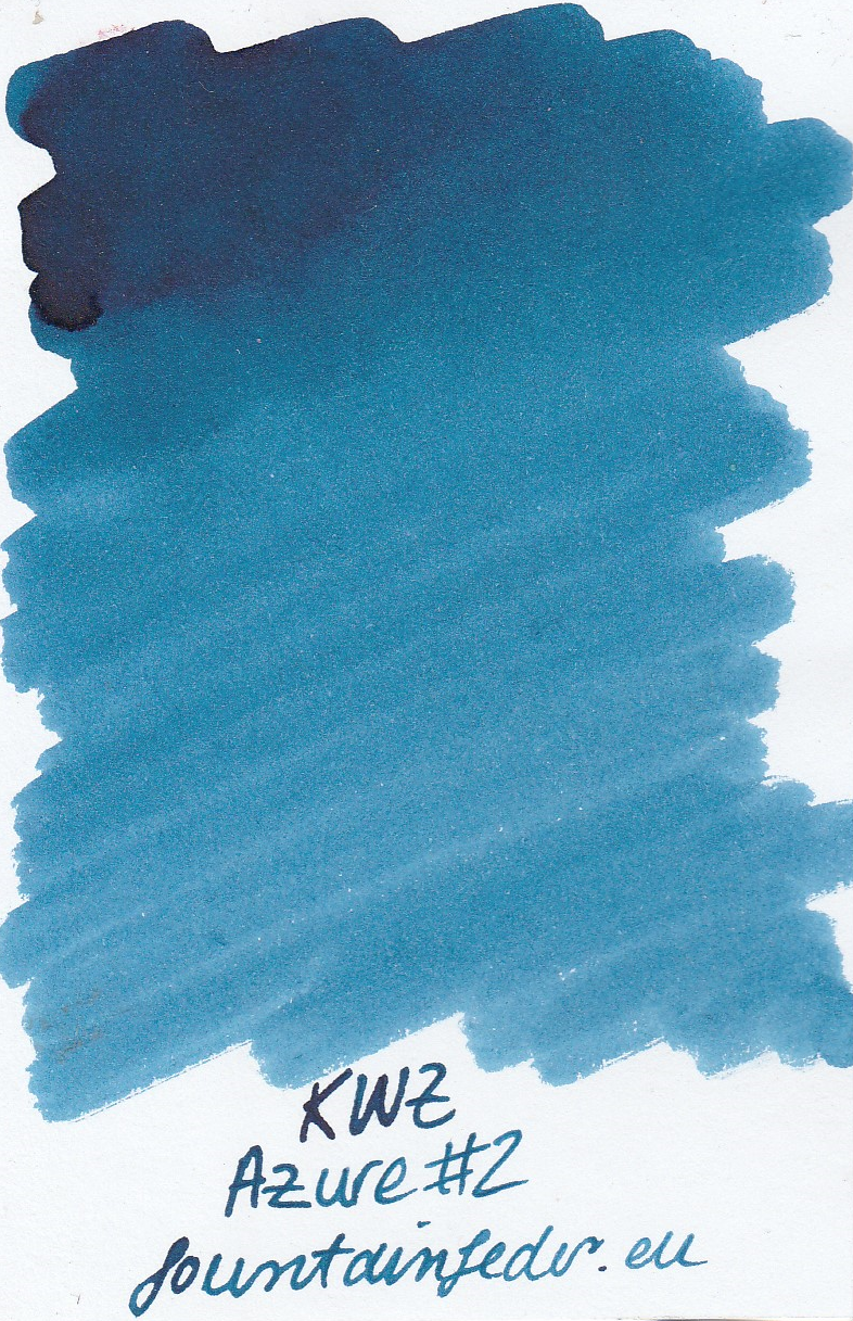 KWZ Azure #2 Ink Sample 2ml  KWZ Azure #2 Ink Sample 2ml
