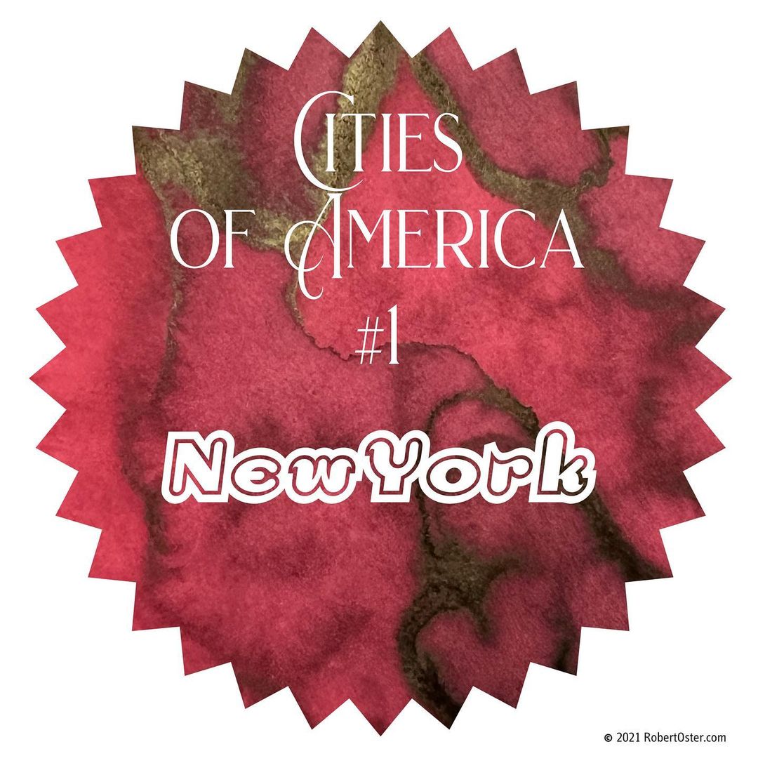 Robert Oster Cities of America - New York Ink Sample 2ml   Robert Oster Cities of America - New York Ink Sample 2ml