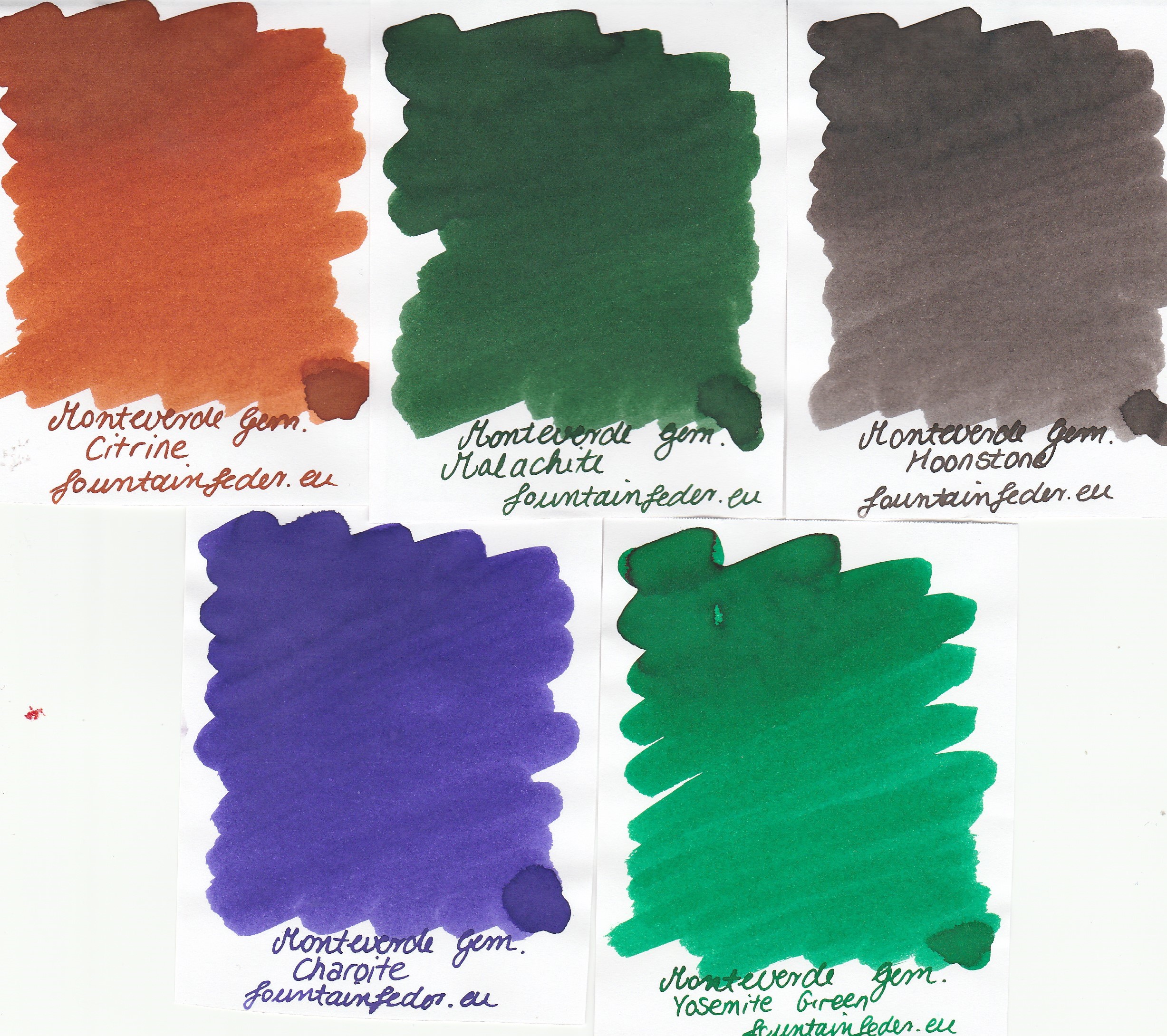 Monteverde Gemstone Fireopal Ink Sample 2ml   