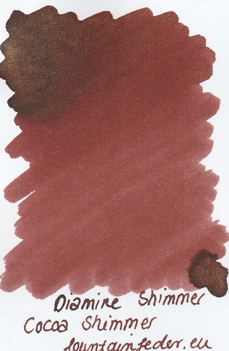 Diamine Shimmer Cocoa Shimmer Ink Sample 2ml Diamine Shimmer Cocoa Shimmer Ink Sample 2ml