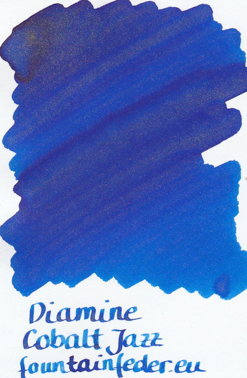 Diamine Shimmer Cobalt Jazz Ink Sample 2ml