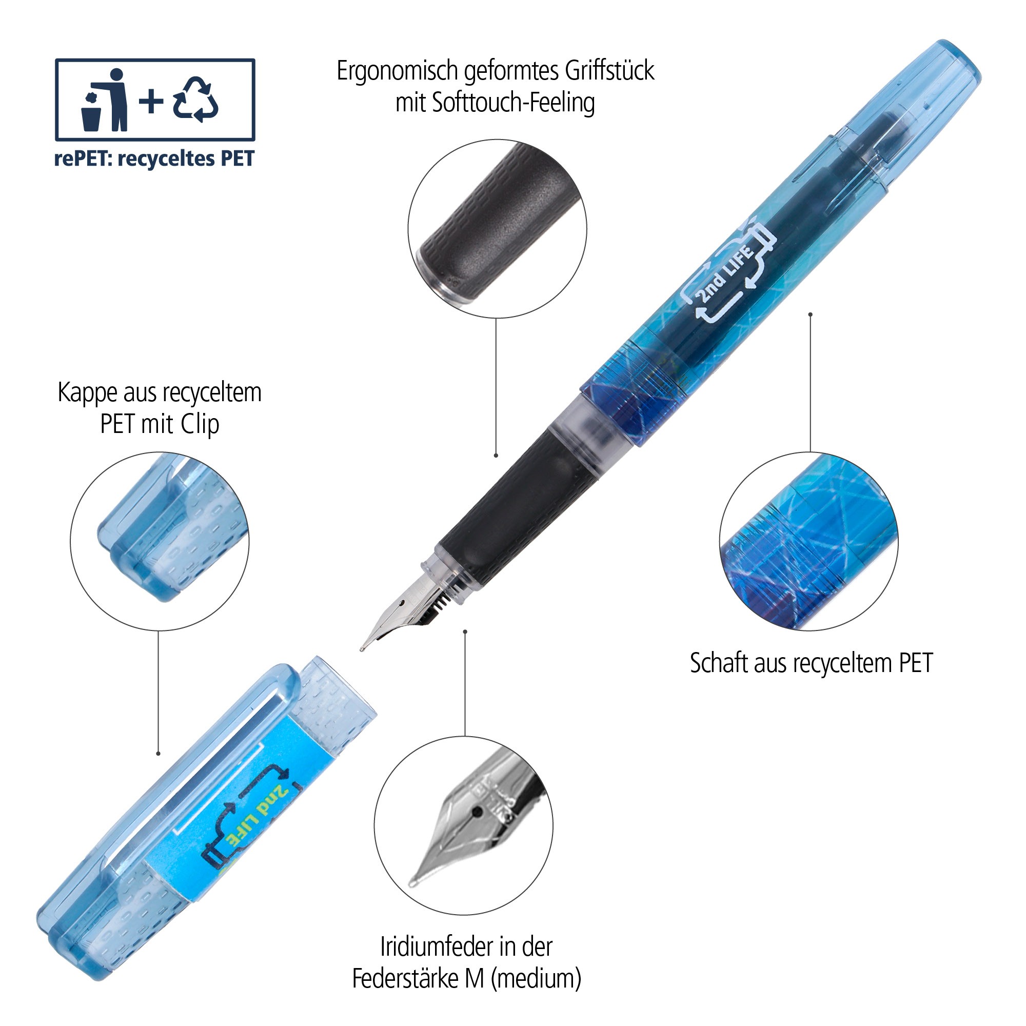 Online 2nd Life Fountain pen M Nib