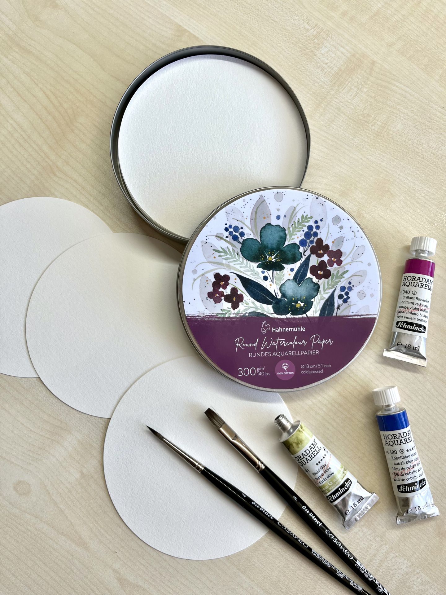 Hahnemühle Round Watercolour Paper