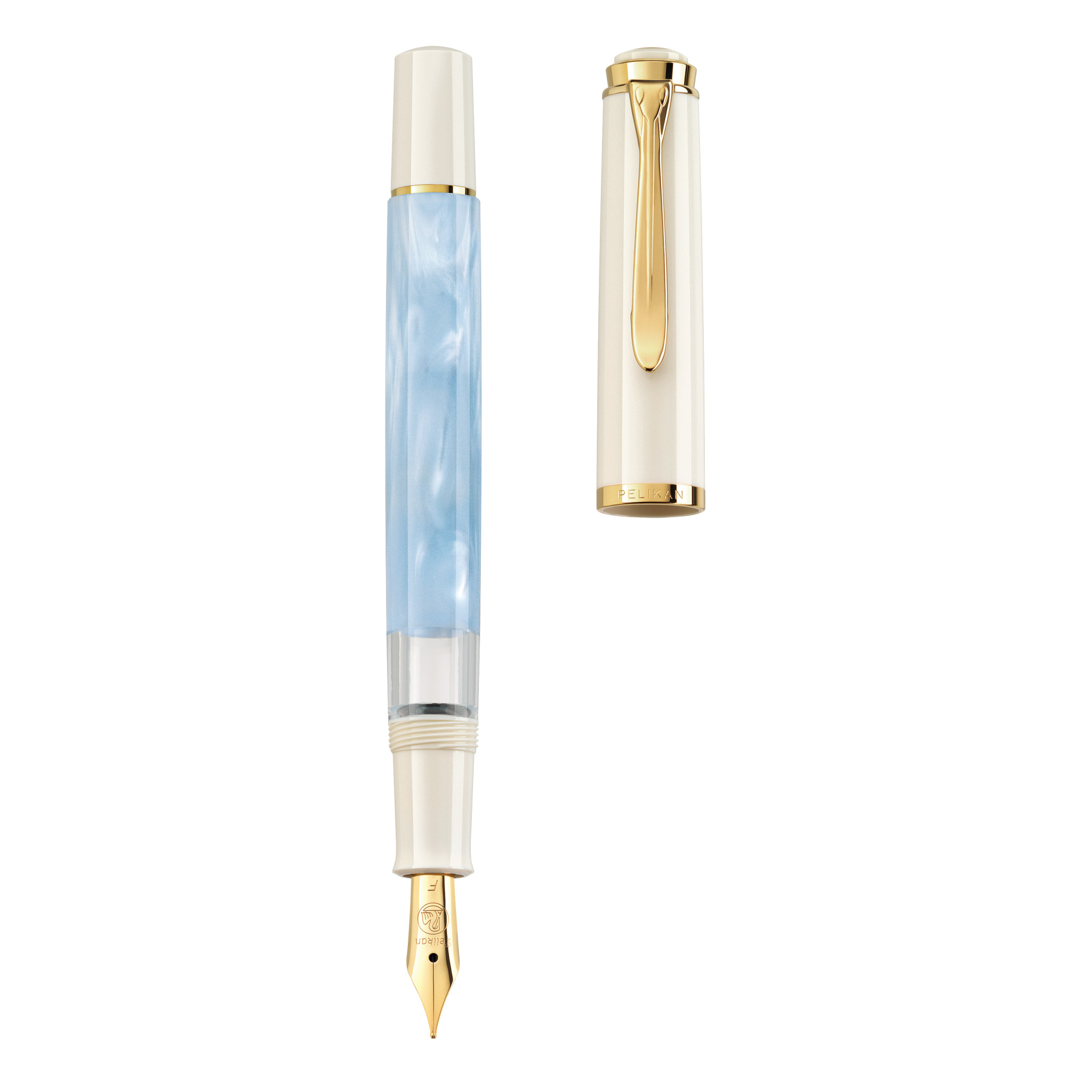 Pelikan Kolbenfüller Classic M200 Pastell-Blau 