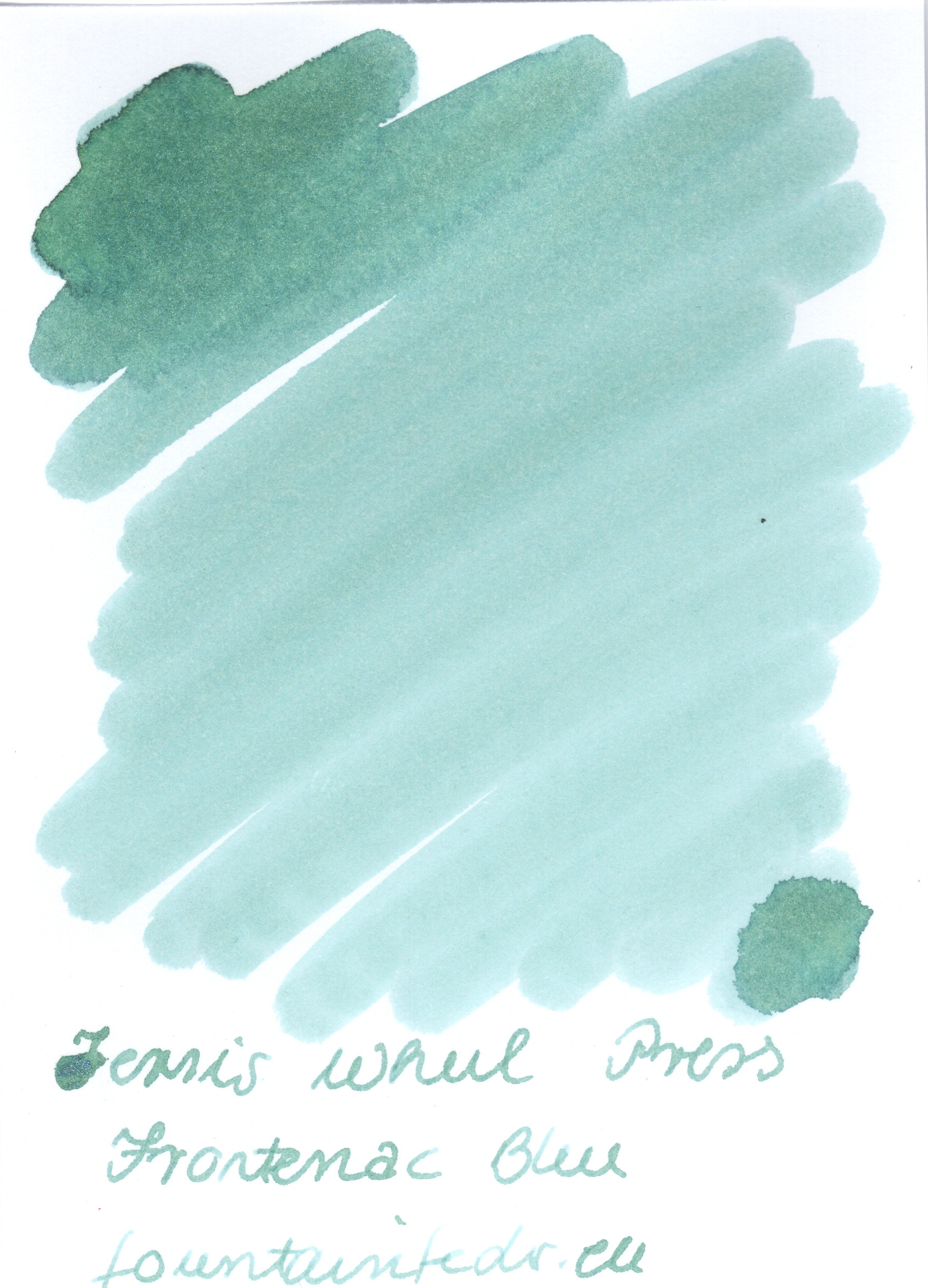 Ferris Wheel Press - Frontenac Blue Ink Sample 2ml Ferris Wheel Press - Frontenac Blue Ink Sample 2ml