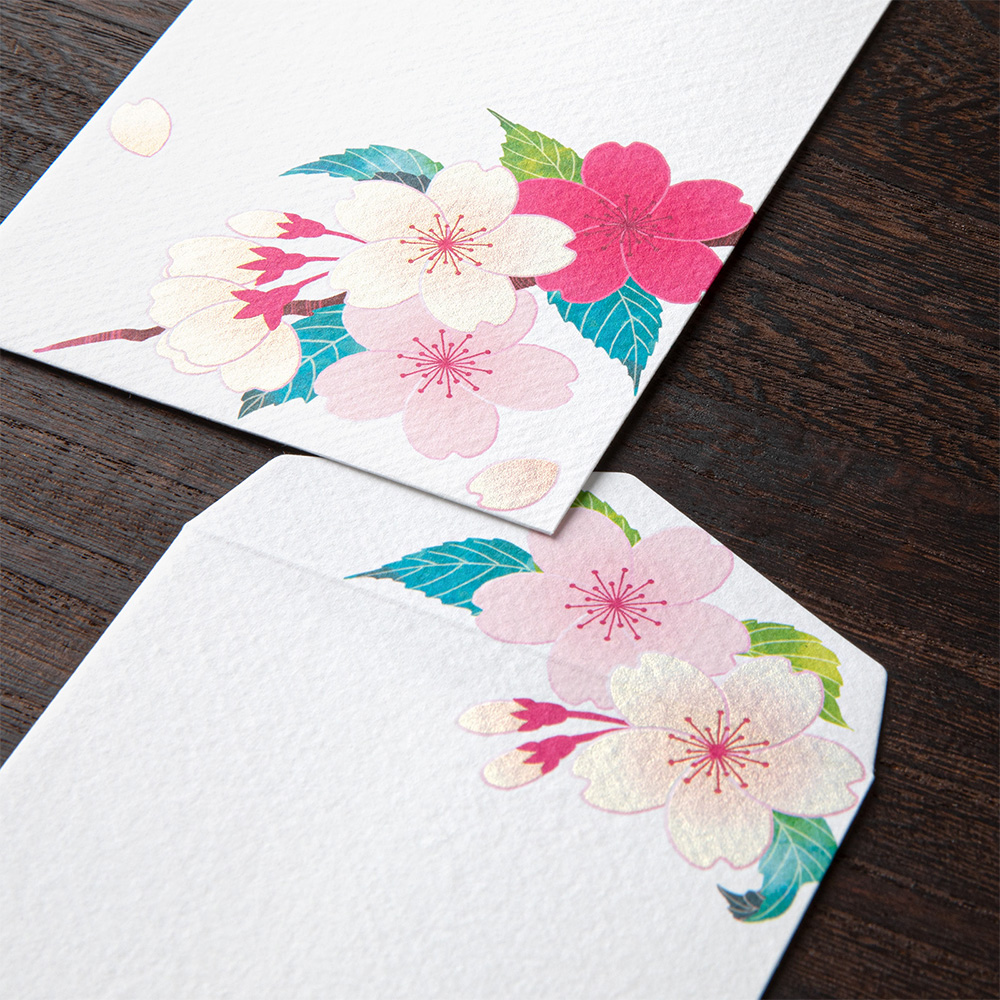 Midori Seasonal Stationery - Cherry Blossom