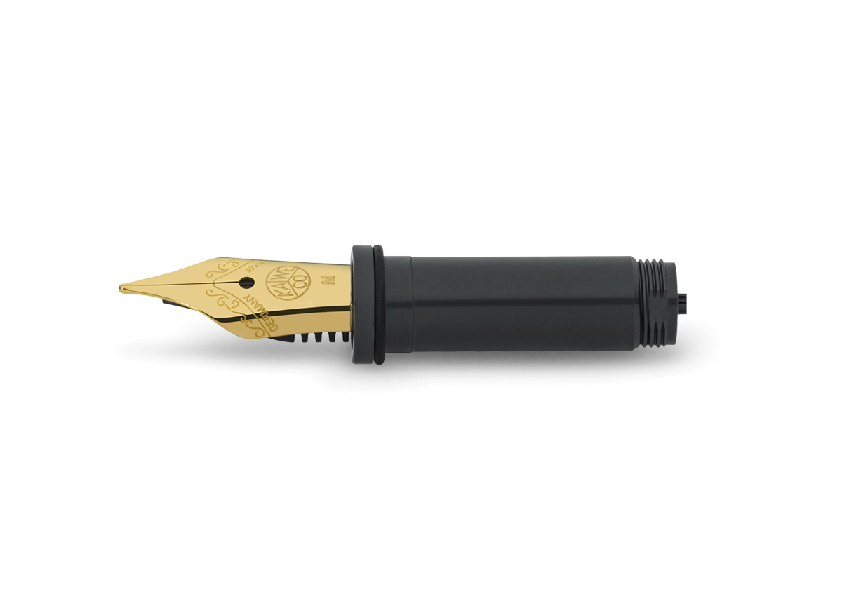 Kaweco Vergoldete Stahlfeder 190 mit Gewinde für PISTON SPORT