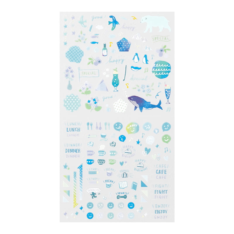 Midori Color Blue Sticker