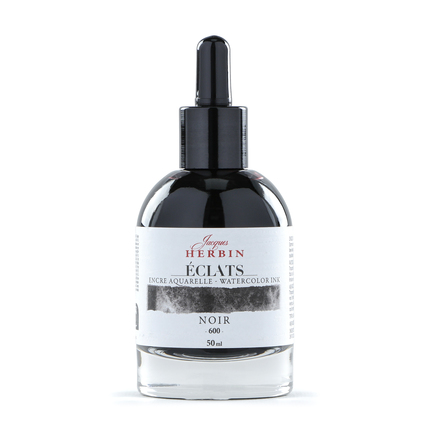 Jacques Herbin Aquarelltine Éclats - Noir 50ml Jacques Herbin Aquarelltine Éclats - Noir 50ml