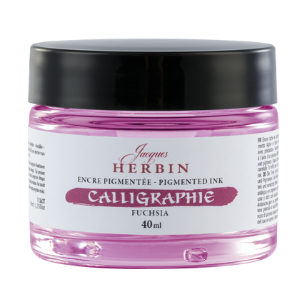 Herbin Pigmentierte Kalligrafietinte - Fuchsia 40ml 