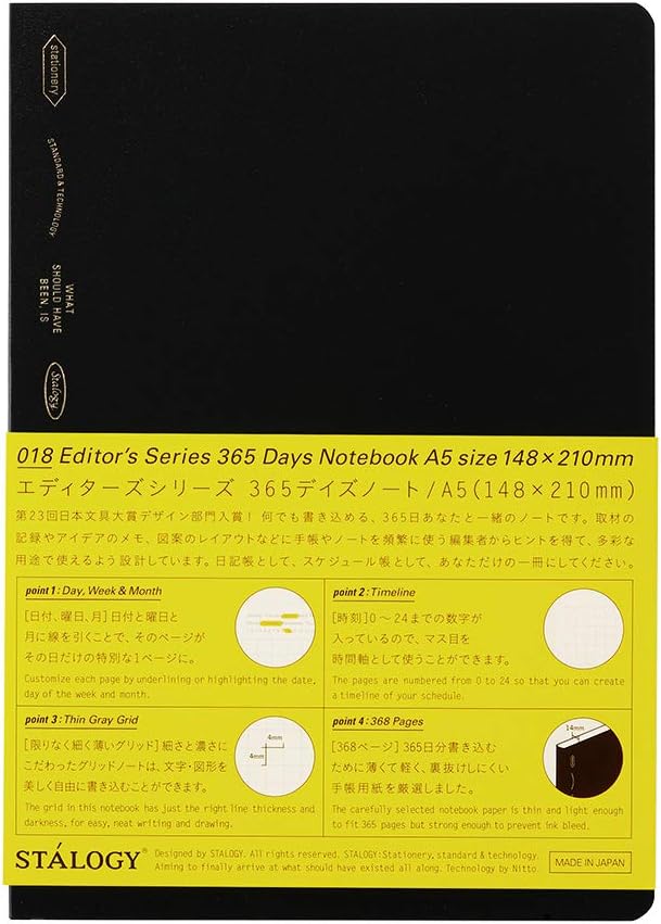 Stalogy 365 Days Notebook