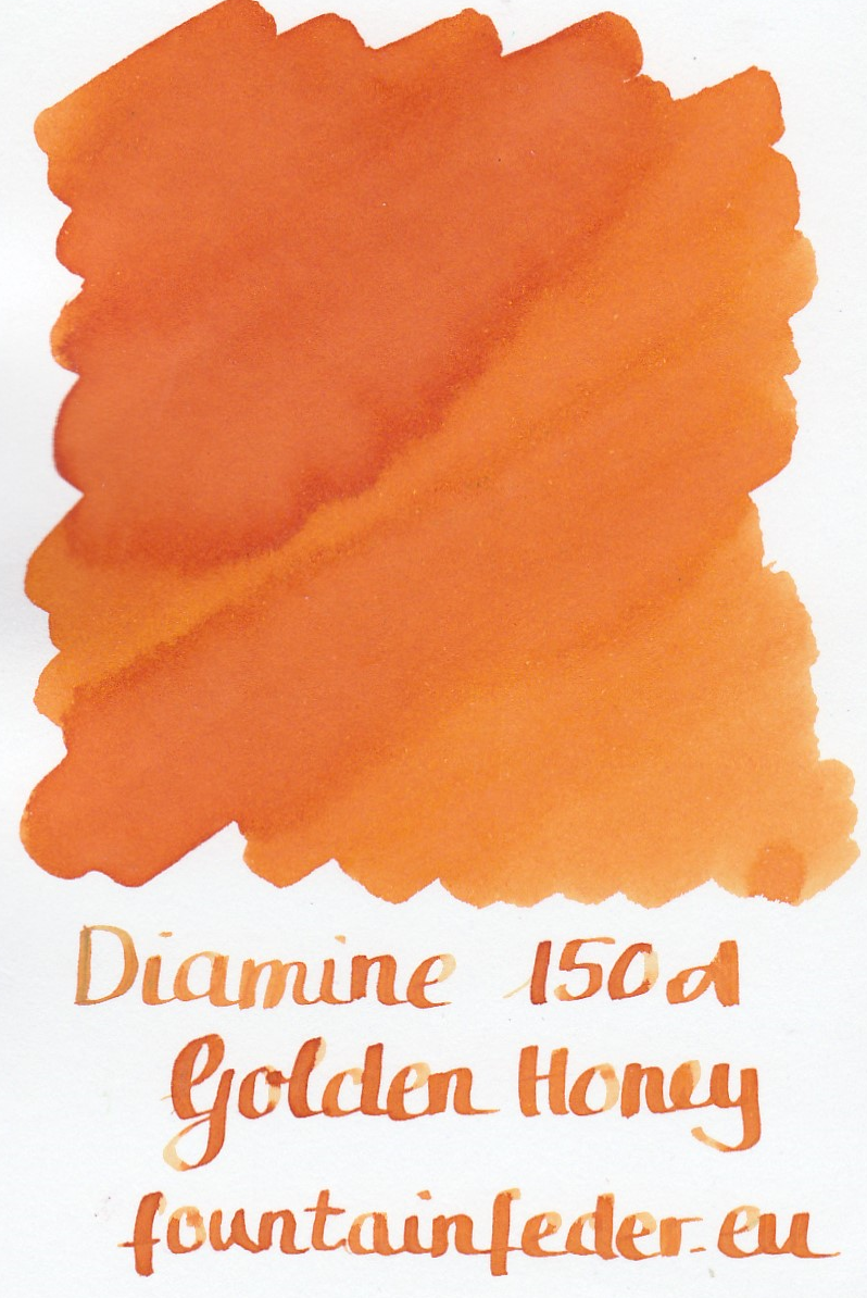 Diamine Golden Honey Ink Sample 2ml