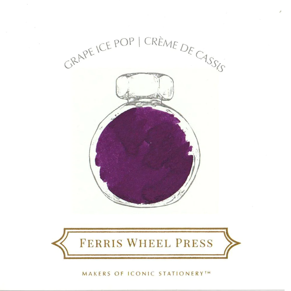 Ferris Wheel Press - Grape Ice Pop Ink Sample 2ml