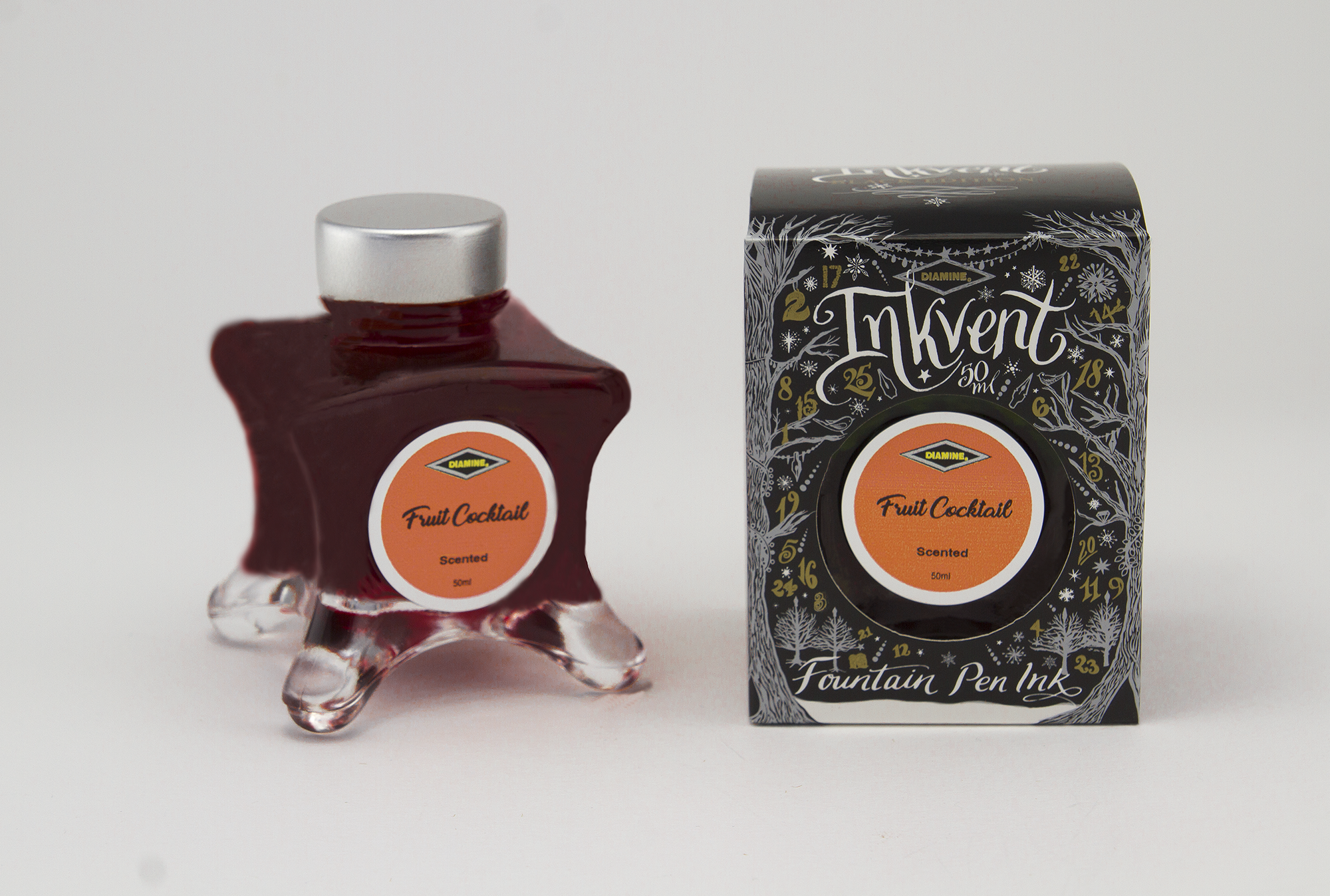 Diamine Inkvent Black Edition - Fruit Cocktail 50ml  Diamine Inkvent Black Edition - Fruit Cocktail 50ml