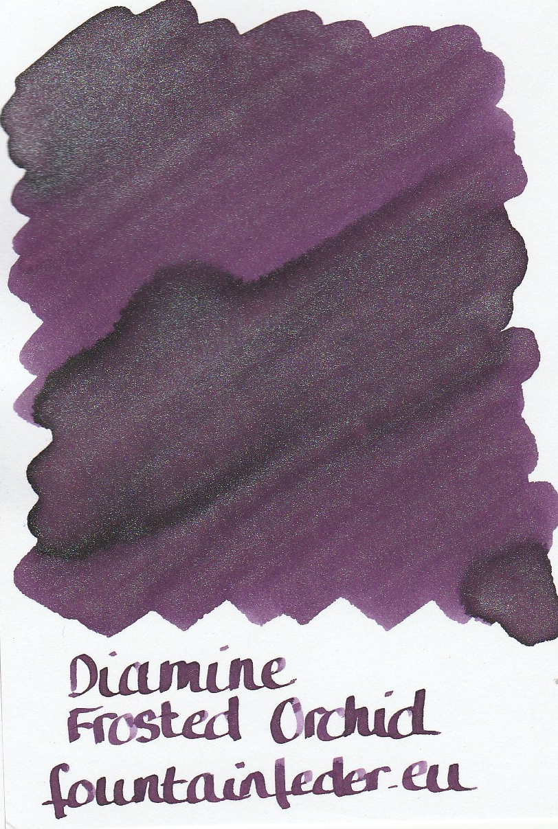 Diamine Shimmer Frosted Orchid Ink Sample 2ml