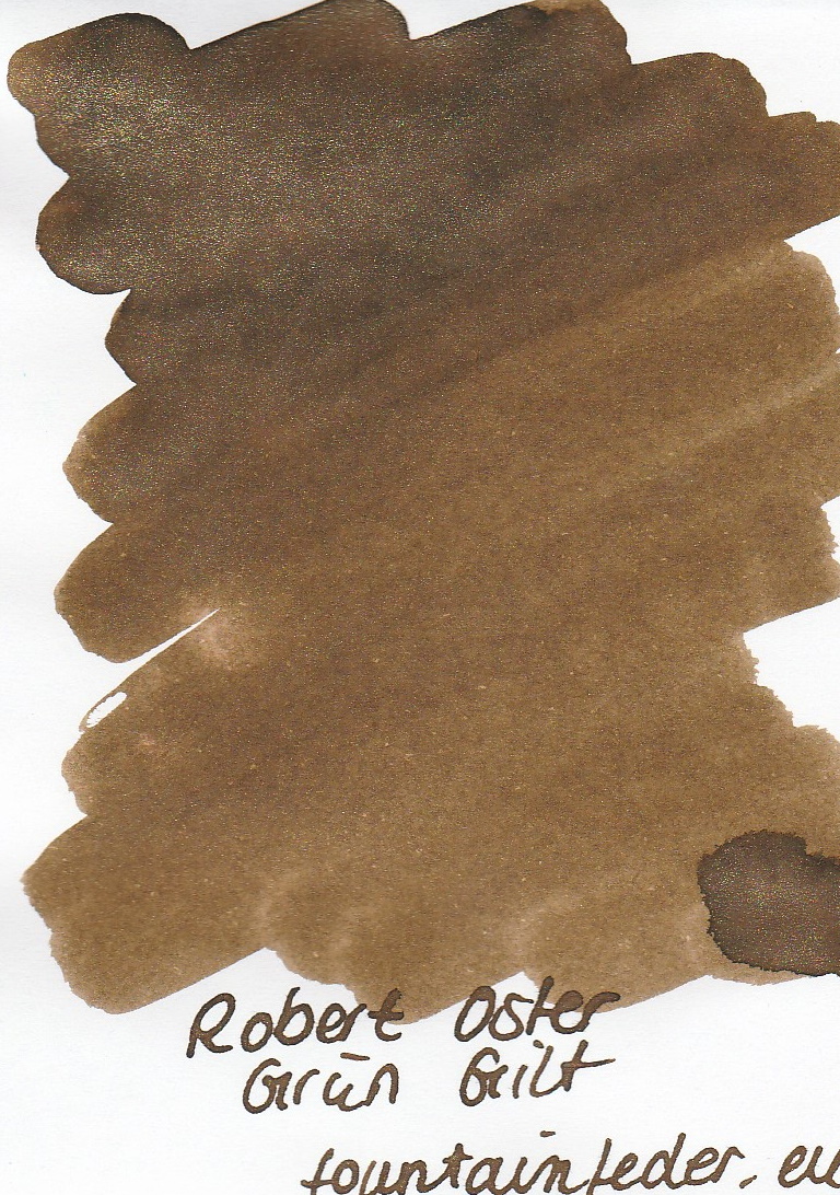 Robert Oster Shake`n`Shimmy - Grün-Gilt Ink Sample 2ml    Robert Oster Shake`n`Shimmy - Grün-Gilt Ink Sample 2ml