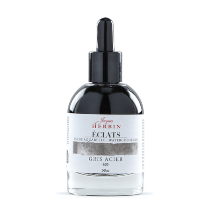 Jacques Herbin Aquarelltine Éclats - Stahl 50ml  Jacques Herbin Aquarelltine Éclats - Stahl 50ml