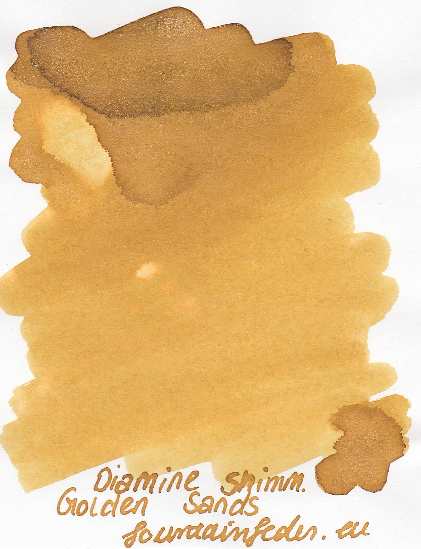 Diamine Shimmer Golden Sands Ink Sample 2ml Diamine Shimmer Golden Sands Ink Sample 2ml