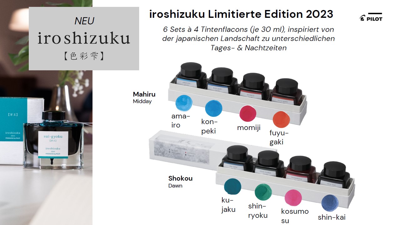 Pilot Iroshizuku Ink Set Limited Edition 2023