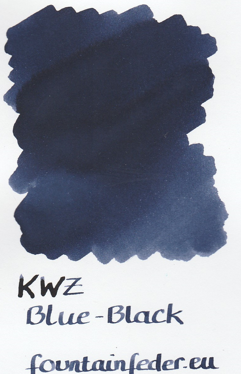 KWZ Blue Black Ink Sample 2ml  KWZ Blue Black Ink Sample 2ml