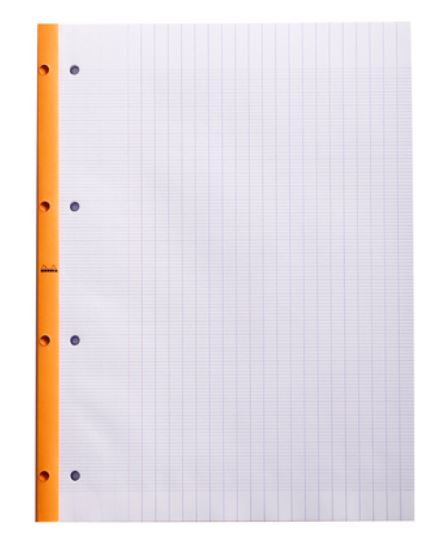 Rhodia A4 Side Pad stapled, Seyes